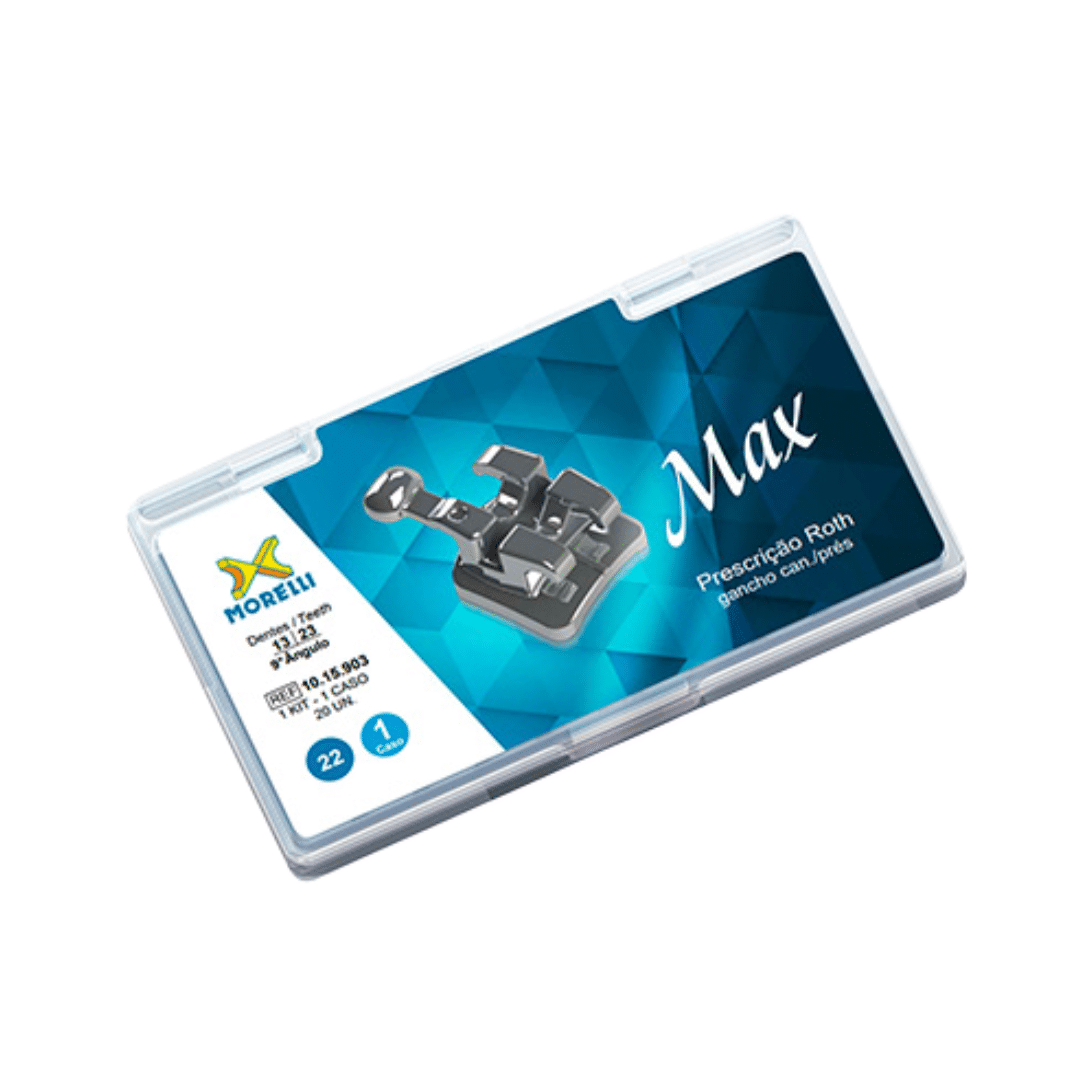 Kit Bracket Roth Max c/h caninos (9º) y premolares | Morelli