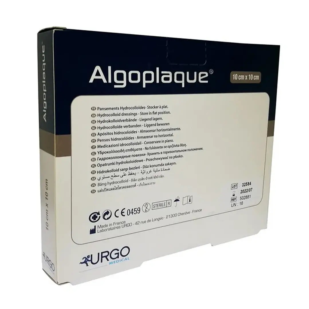 Apósito Hidrocoloide Grueso Algoplaque 10x10 cm – Urgo – 505847 2