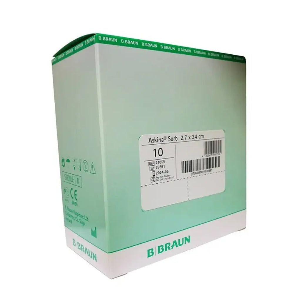 Mecha Alginato de Calcio Askina Sorb 2,7x34 cm — B.Braun (Ref. 2105S) 4