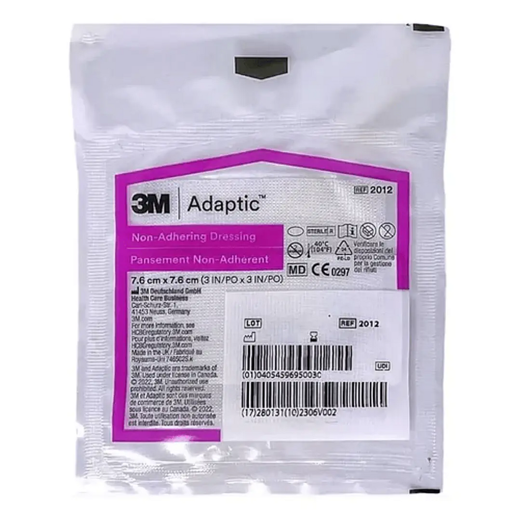 Apósito No Adherente con Petrolato Adaptic — Medidas — 3M / Systagenix 2