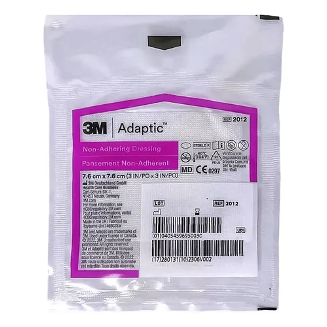 Apósito No Adherente con Petrolato Adaptic — Medidas — 3M / Systagenix 2