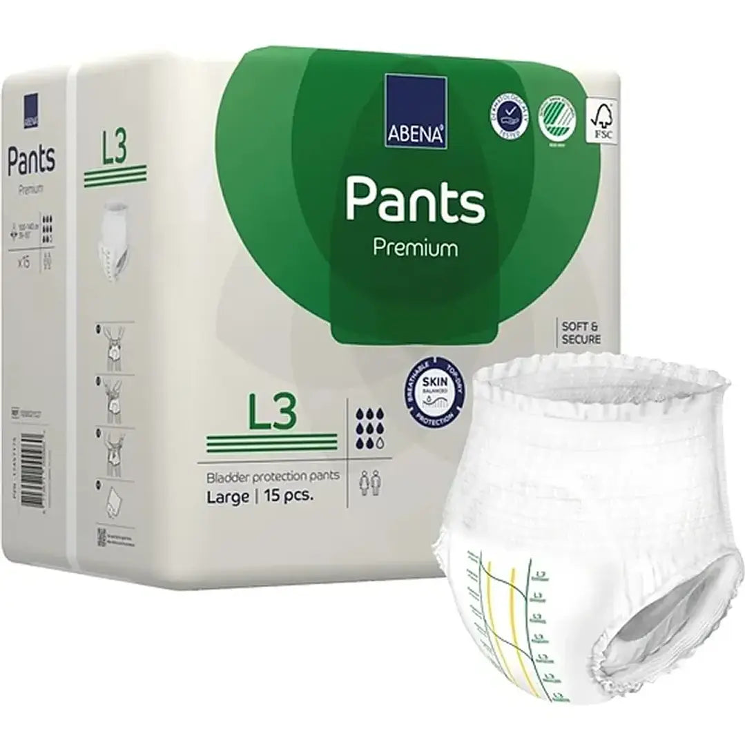 Pañal ABENA Pants Premium — Tallas 3