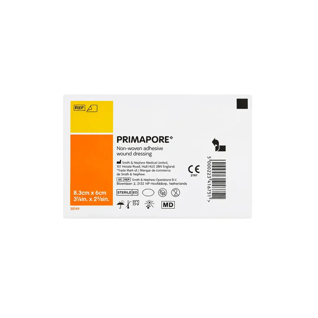 Apósito Adhesivo Primapore 8,3x6 cm — Smith & Nephew (REF 7135) 3