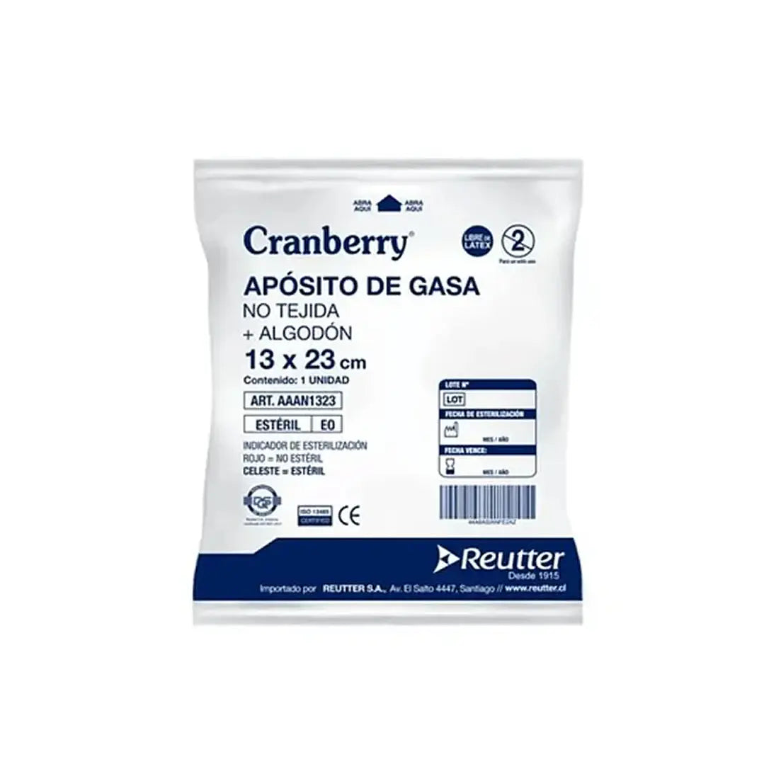 Apósito de Gasa No Tejido — Medidas — Cranberry  2