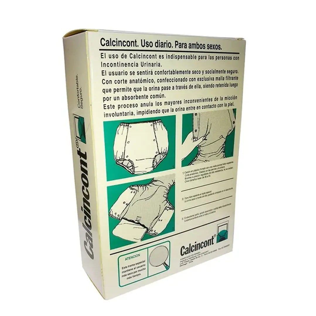 Calzón Incontinencia Urinaria — Calcincont — Tallas 3