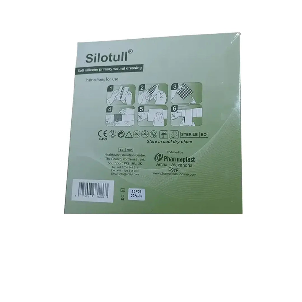 Apósito Interfase de Silicona Silotull 10x10 cm — Pharmaplast (Ref. SILO1010) 4