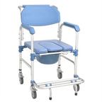 Silla de Baño con Ruedas con Apoya Pies - STRATTO M.D. 1