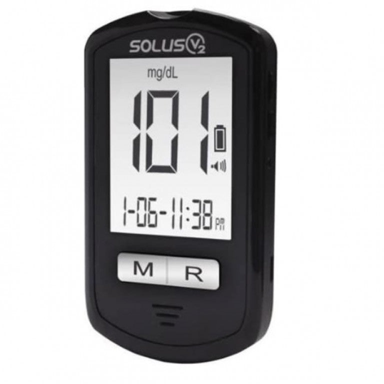 Set Glucometro Solus V2 + 10 Cintas + 10 Lancetas