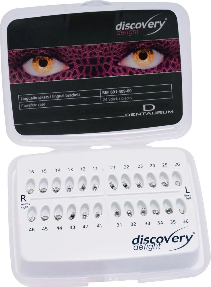 DISCOVERY DELIGHT LINGUAL ARCADA + TUBOS, 12 PIEZAS