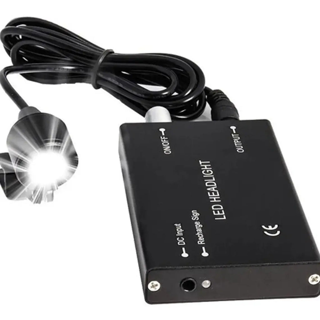Lupas Binoculares Quirúrgicas 2.5 X 420 Luz Led Maletín Stgo 9