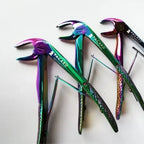 Set Completo Fórceps Pediátricos Arcoiris Pacard Estuche 8