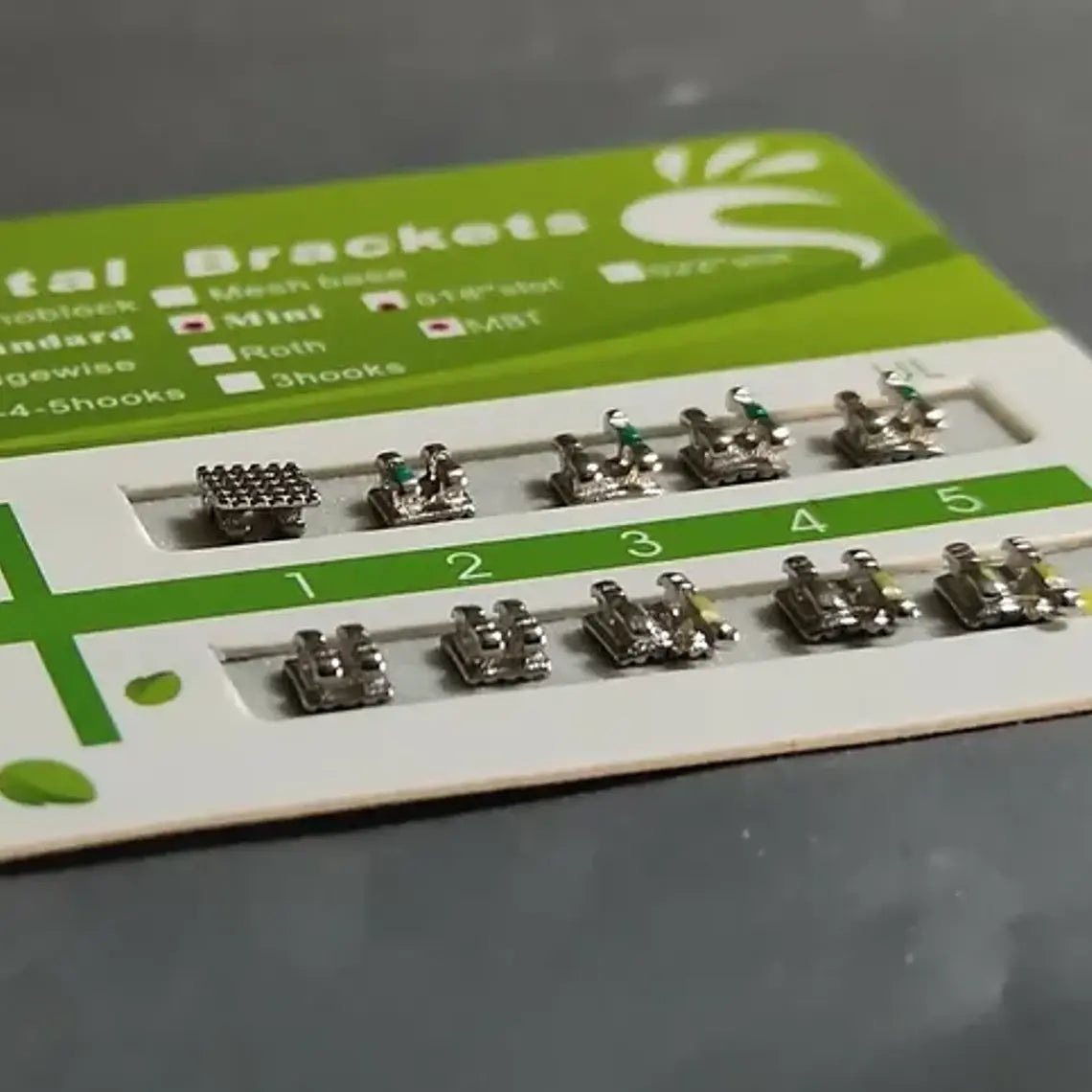 Brackets Mini Roth 0.22 Hook 3-4-5 Calidad Santiago 21