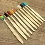 Pack 50 Cepillos De Dientes De Bambú Ecológico Calidad Stgo 3