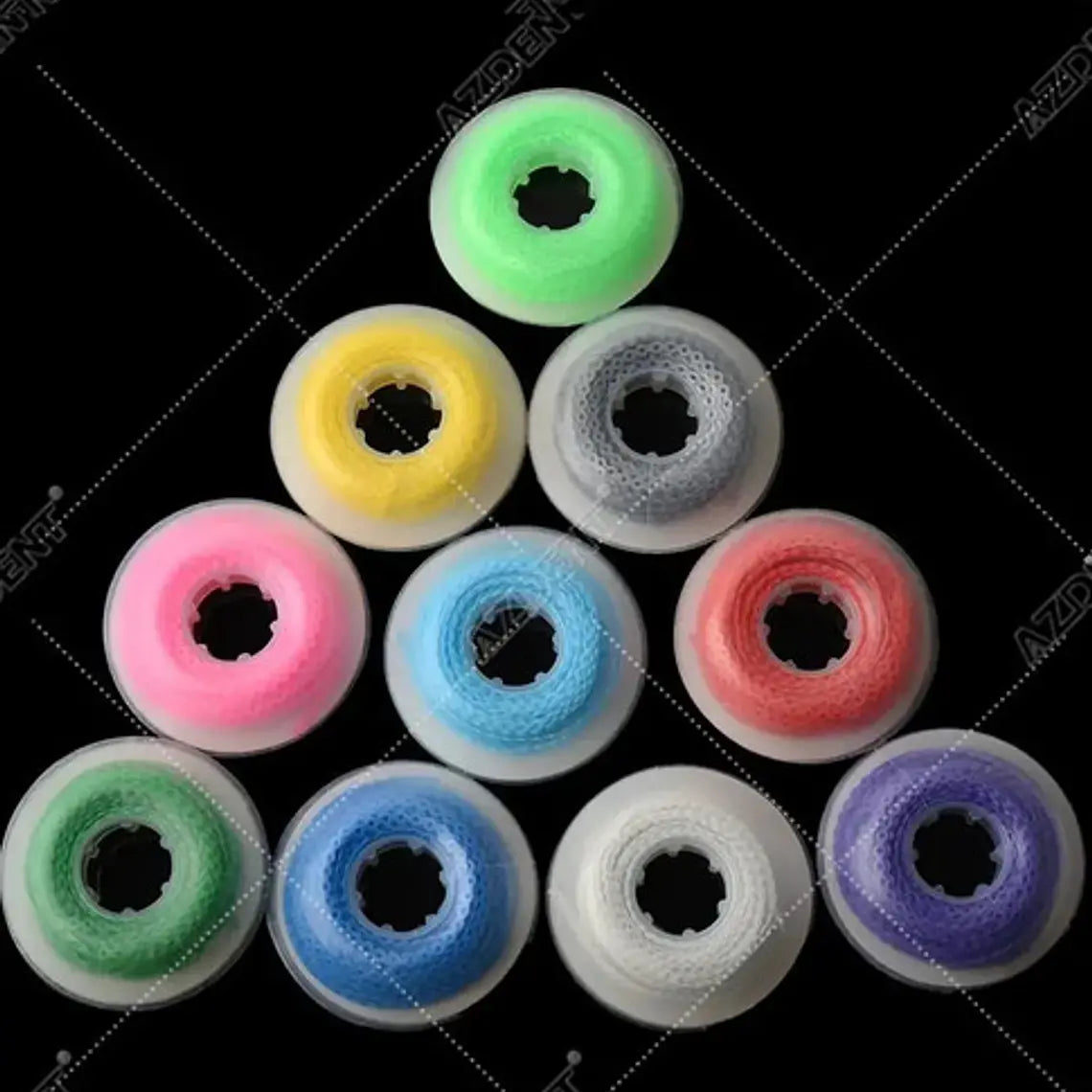Set De Cadenetas De Poder Colores Cadena Ortodoncia Santiago 12