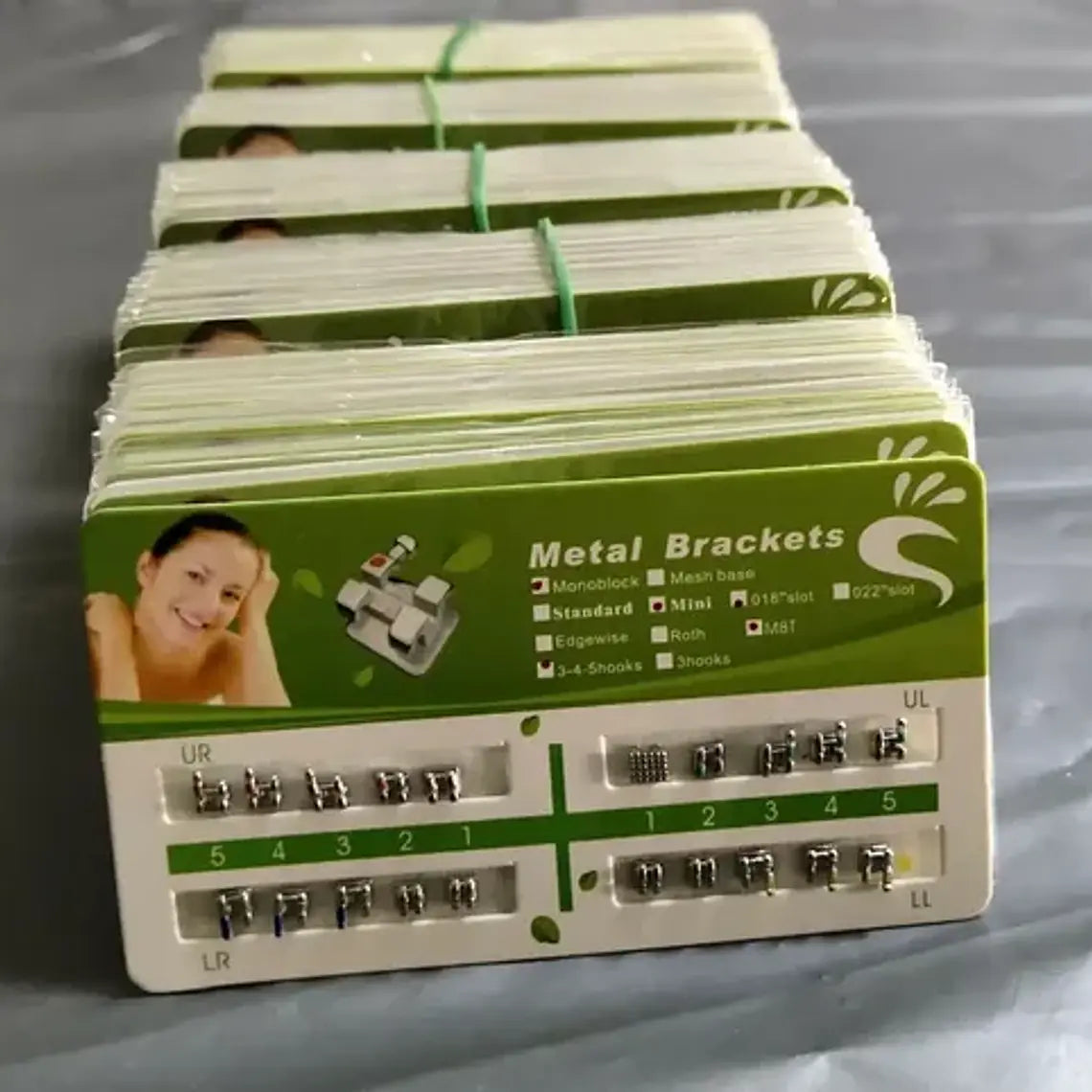 3 X Brackets Ortodoncia Metálicos Roth Mbt Slot 022 Santiago 6