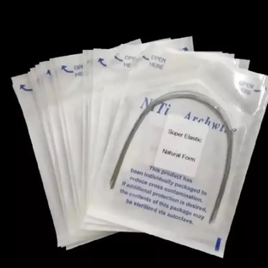 Arco Ortodoncia Niti Superelastic Redondo 10 Packs Surtido  2