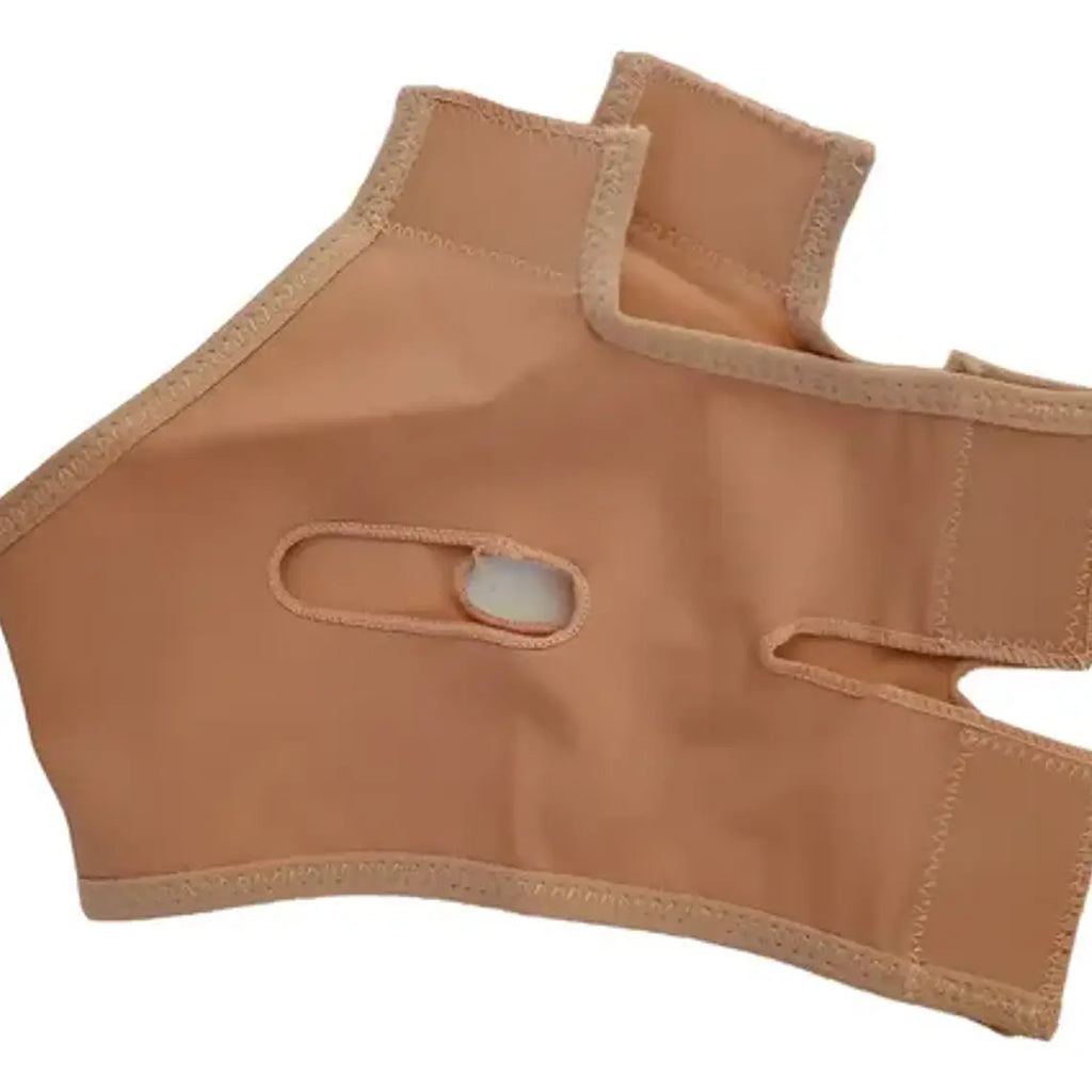 Mentonera Faja Facial Papada Rostro Medidas Flex Recibe Hoy Color Beige Talla M 2