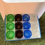 Pack De 2 Mini Vasos O Dappen De Cristal Dental / Manicure 7