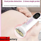 Monitor Fetal Doppler Usb Agudeza Doble Sonda Bluetooth 4