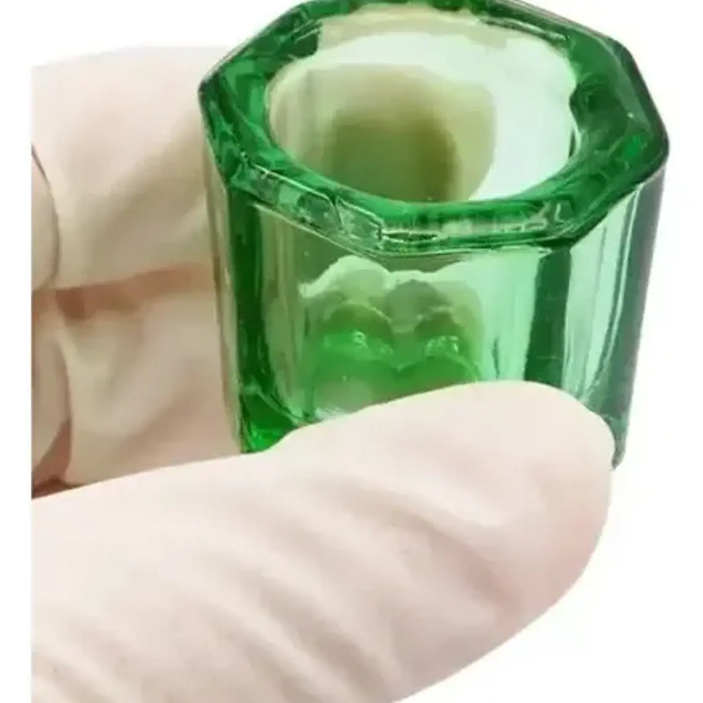 Pack De 2 Mini Vasos O Dappen De Cristal Dental / Manicure 10