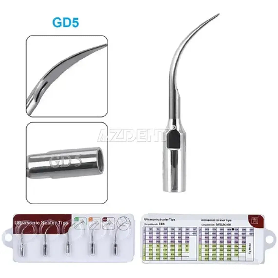 Puntas Scaler Ultrasonido Cavitron Dte/satelec Set 5 Stgo. 6