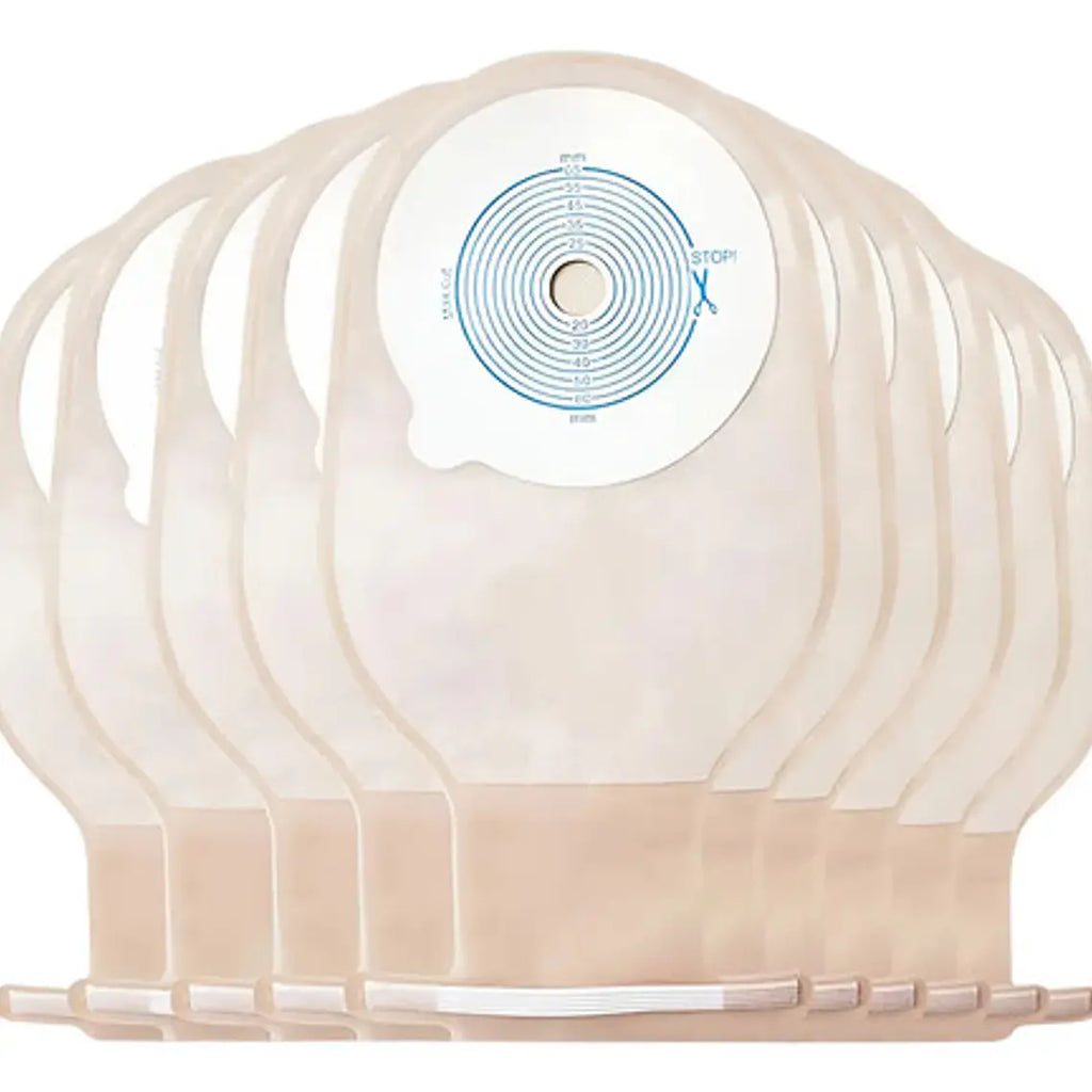 10x Bolsa Colostomía Drenable Con Filtro Anti Olor Y Gases 2