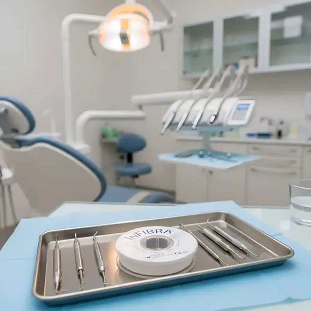 Banda De Refuerzo Dental Tira De Fibra Tipo Ribbon 1 Rollo 14