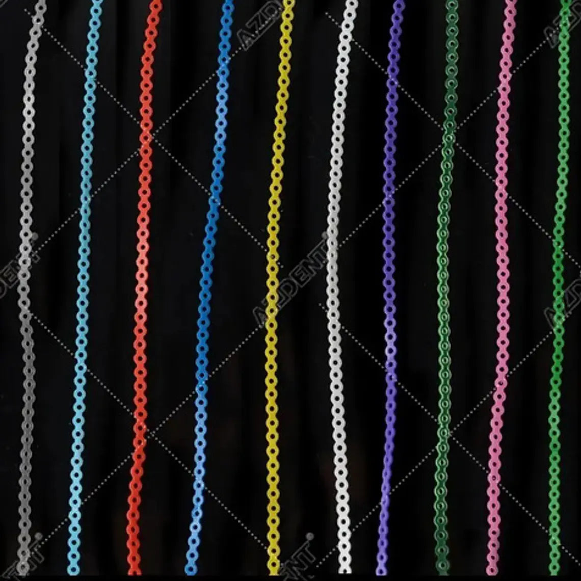 Set De Cadenetas De Poder Colores Cadena Ortodoncia Santiago 4