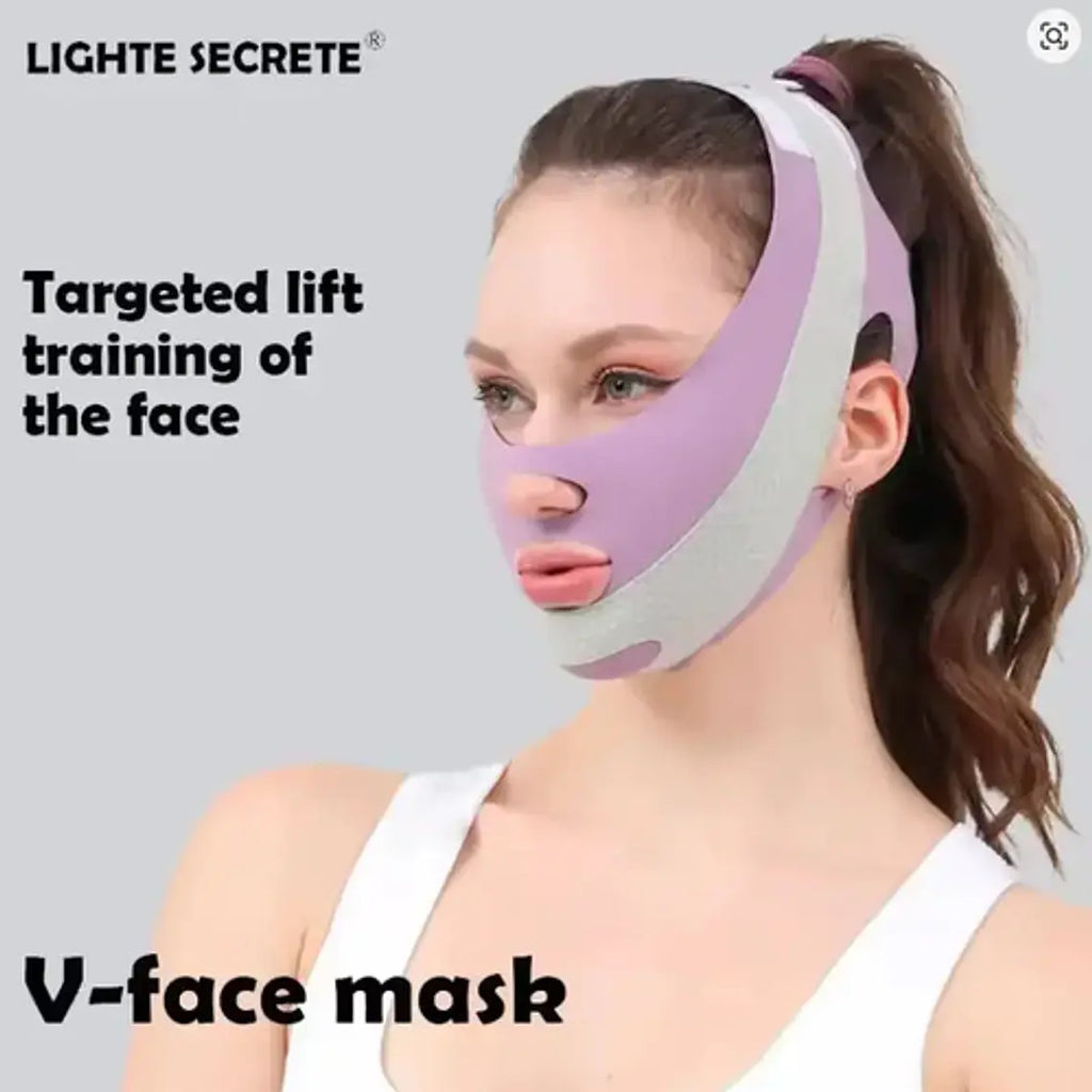 Mentonera Faja Facial Premium Doble Tela Comodidad Completa 3