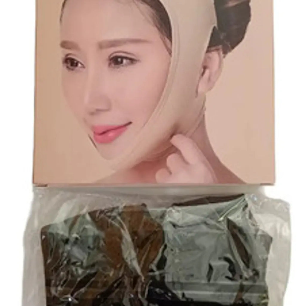 Mentonera Faja Facial Papada Rostro Medidas Full Color Negro Talla S 3