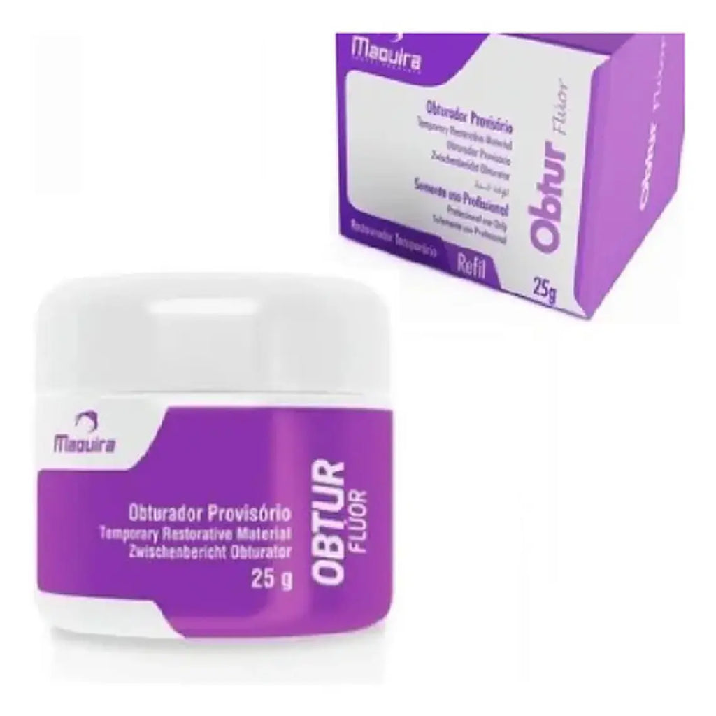 Cemento Provisorio Obtur Con Fluor Restaurado Maquira 25g 2