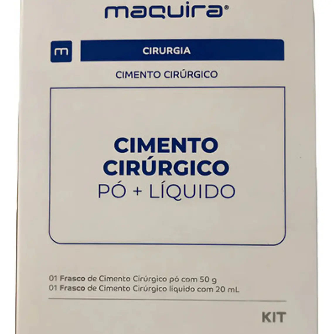 Cemento Quirúrgico Kit Polvo + Líquido Original Maquira 2