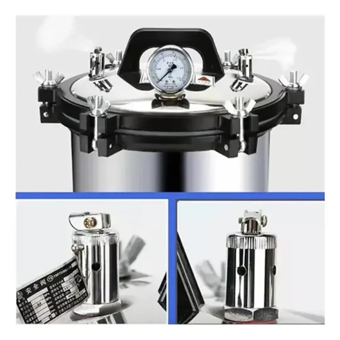 Esterilizador Autoclave Acero Inoxidable De Grado Médico 18l 8