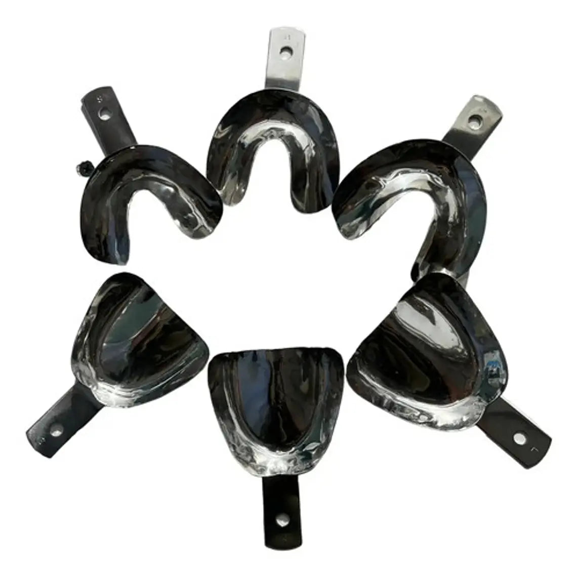 Set Xl Cubetas Metálicas Desdentado Total Tipo Rom Lock  2