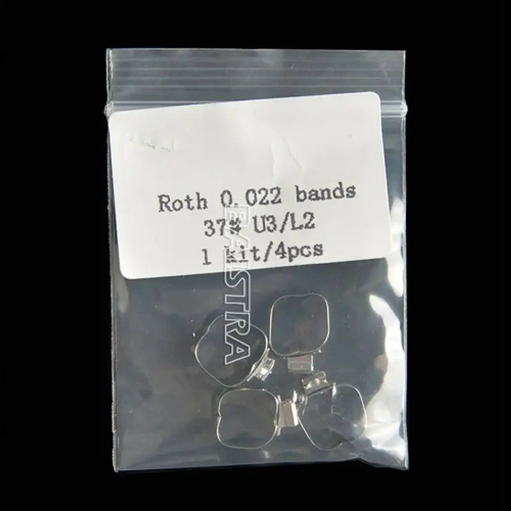 Bandas Molares Con Tubo Set De 4 Bandas Ortodoncia Santiago 18