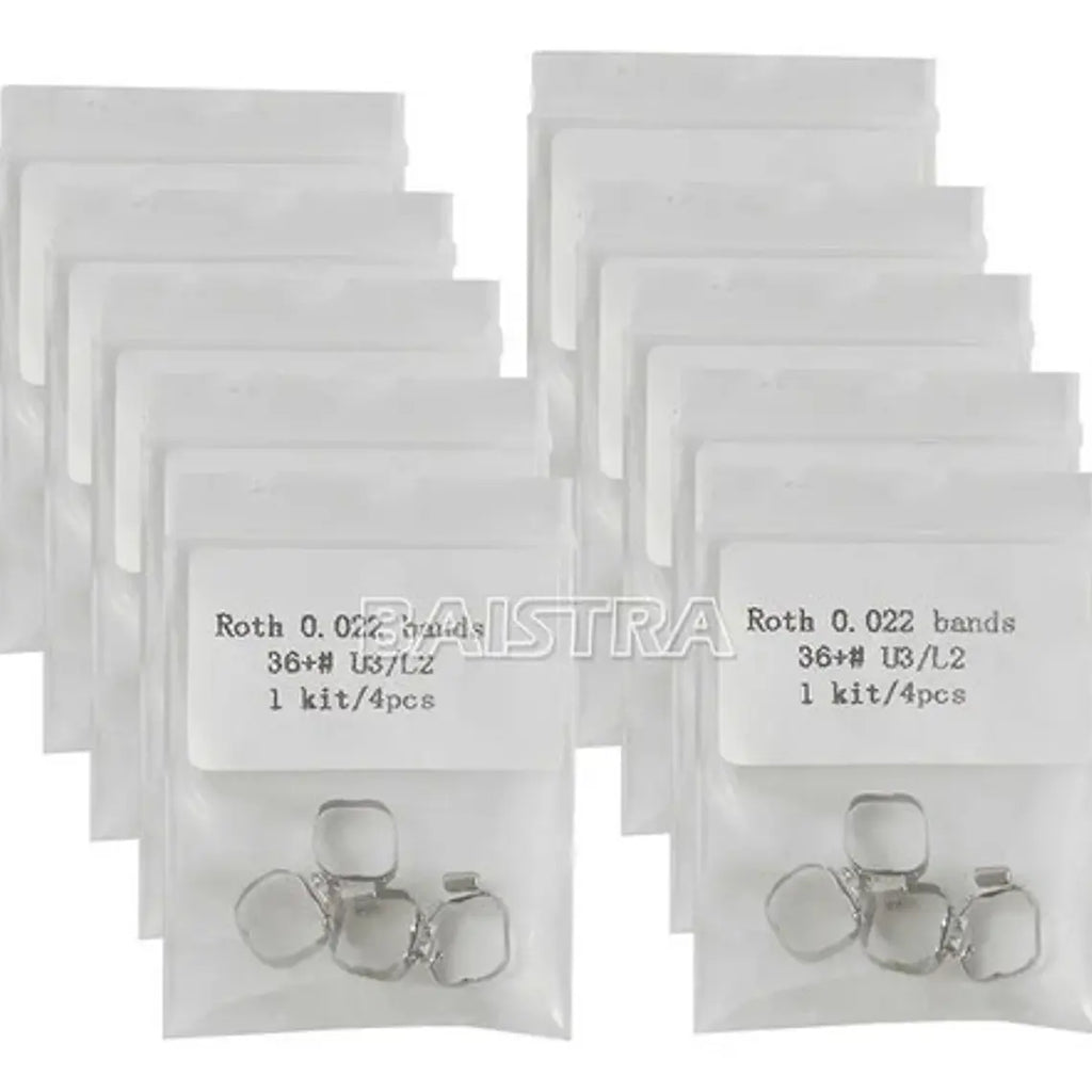 Bandas Molares Con Tubo Set De 4 Bandas Ortodoncia Santiago 16