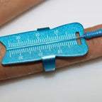 Regla Milimetrada Para Endodoncia Autoclavable Santiago Color Celeste 3