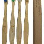 Pack Cepillos De Dientes De Bambú Ecológico 10u Calidad Stgo 9