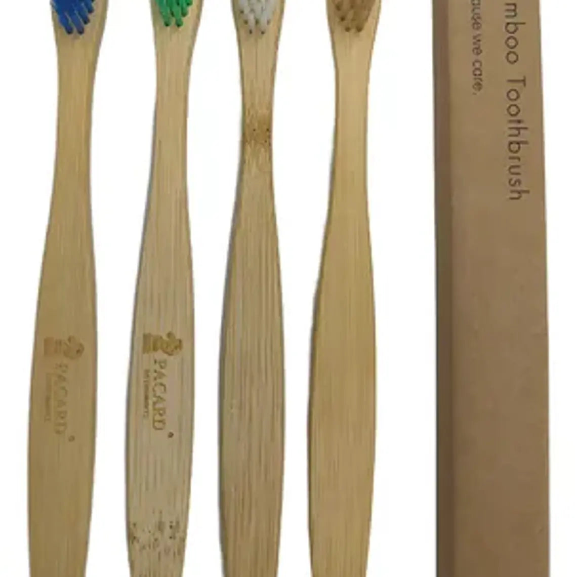 Pack Cepillos De Dientes De Bambú Ecológico 10u Calidad Stgo 9