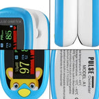 Oximetro De Pulso Usb Pediátrico Saturómetro Recargable  17