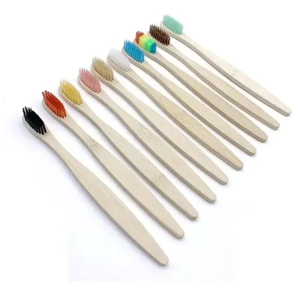 Pack 50 Cepillos De Dientes De Bambú Ecológico Calidad Stgo 5