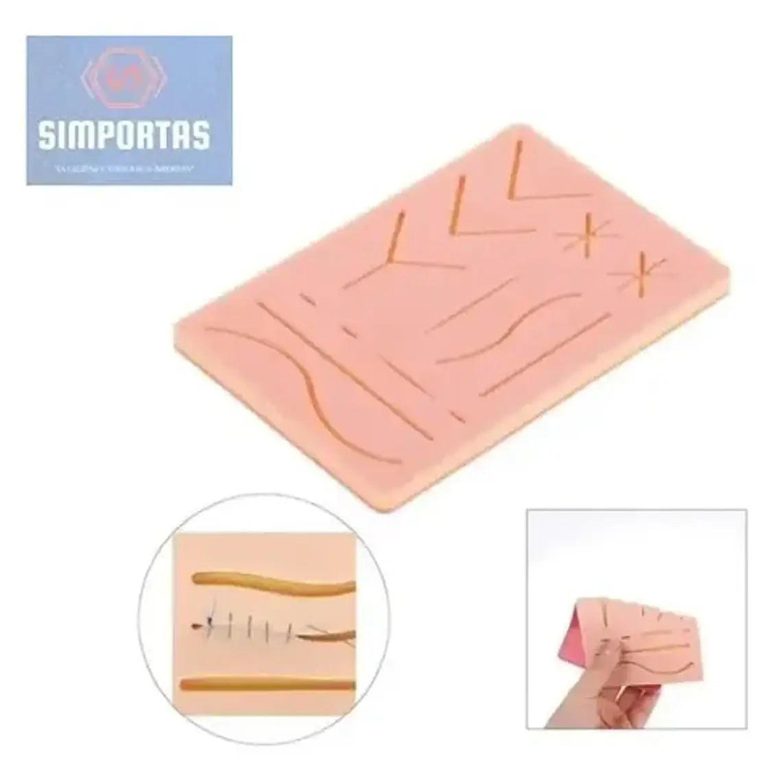 Almohadilla Práctica De Sutura Medicina Dental Lámina Full 3