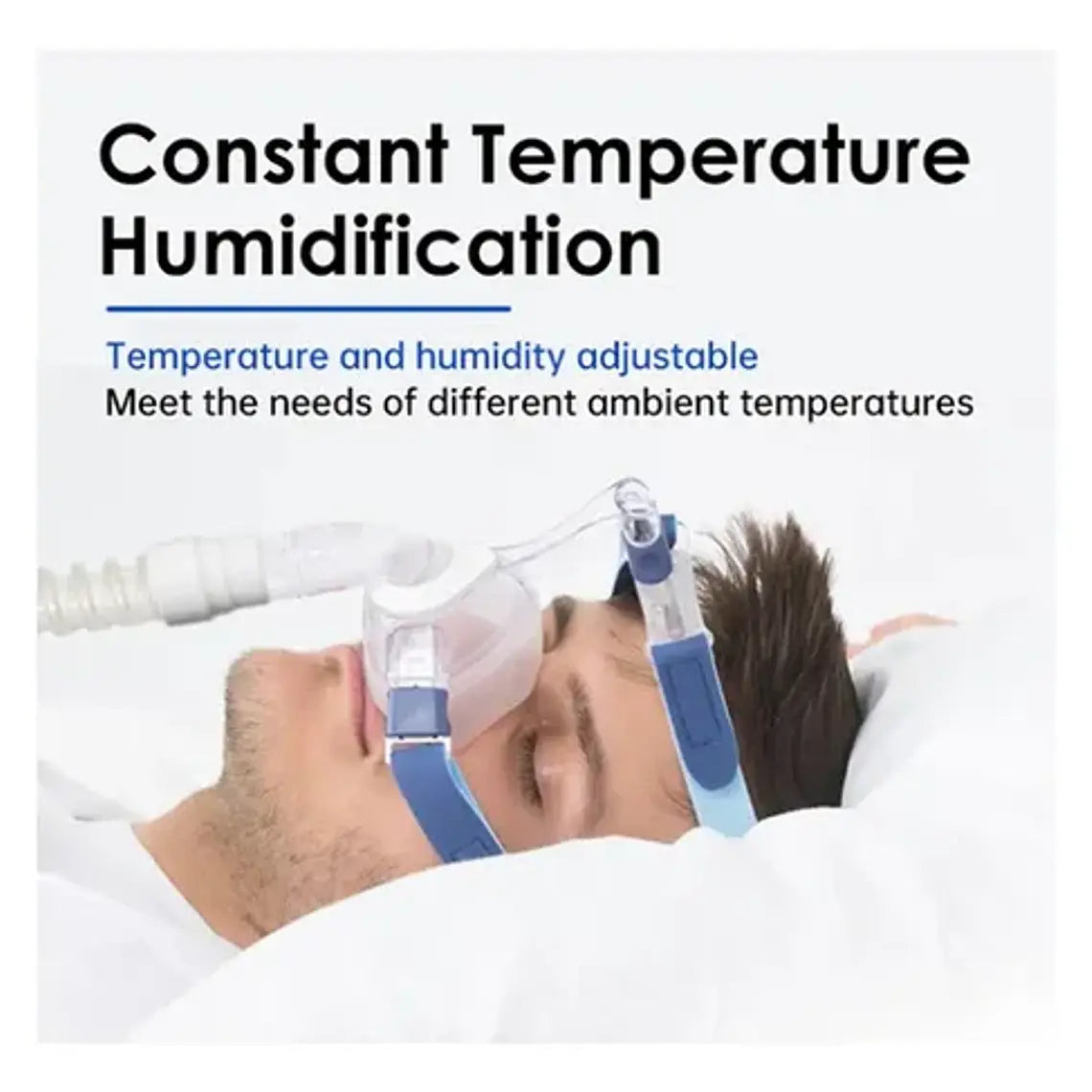 Kit Auto Cpap As100a Con Máscara Y Humidificador Calidad 15
