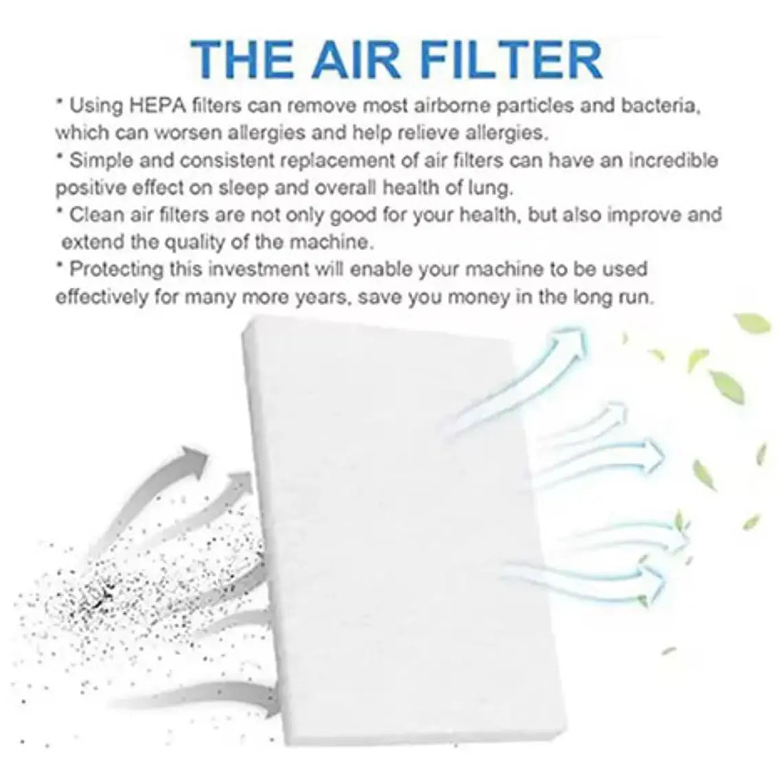 10x Filtros Para Cpap Resmed Airsense 10 Y Aircurve 10 A S9 6