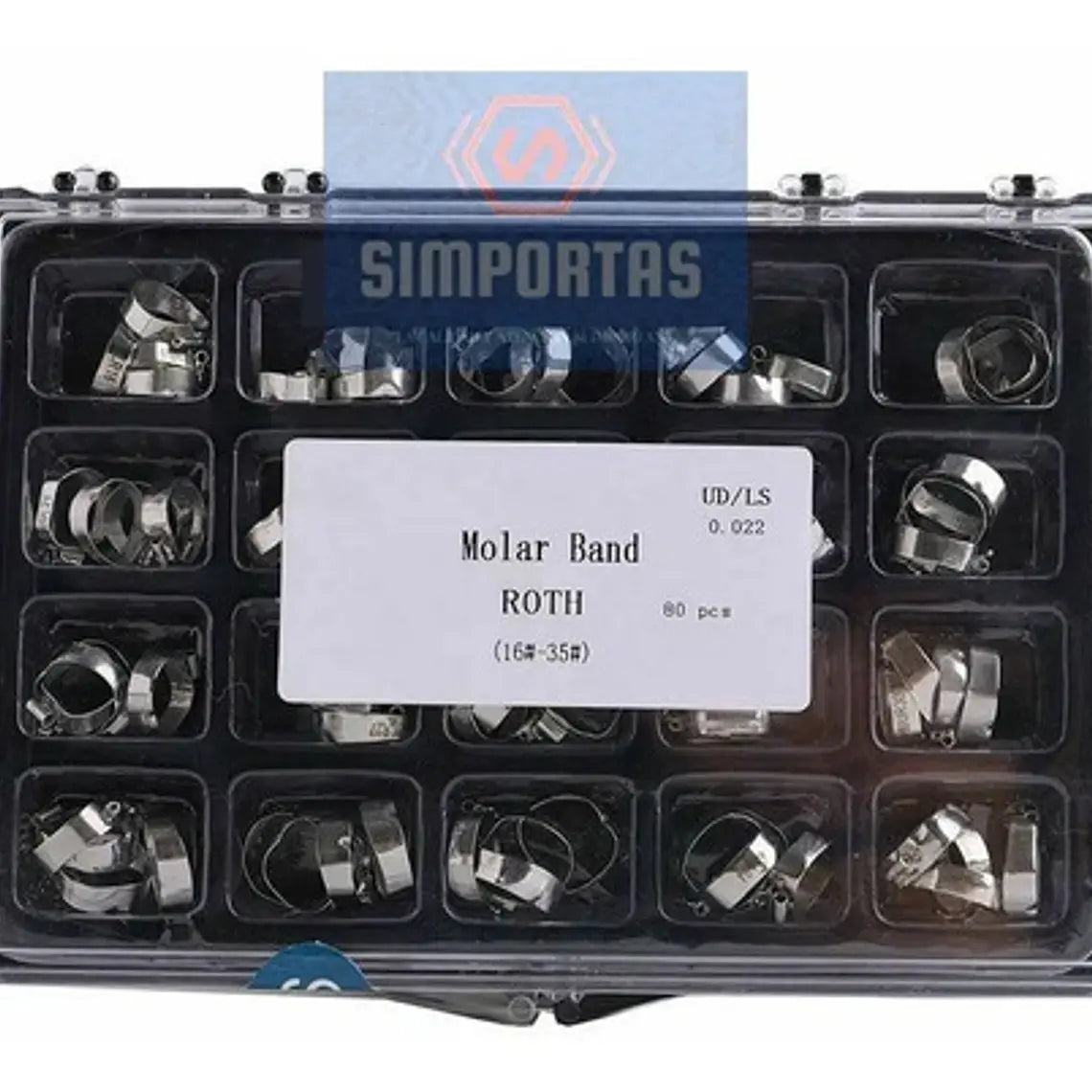 Set Xl 80 Bandas Molares Con Tubo Medias Ortodoncia Santiago 2