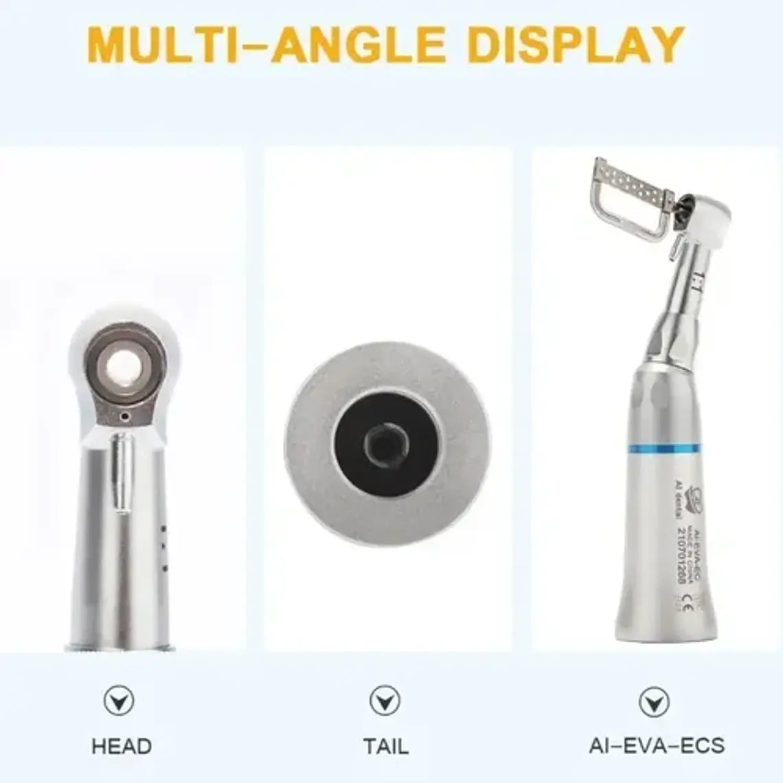 Contra Angulo Dental Interproximal Stripping 1:1 Oscilante 6