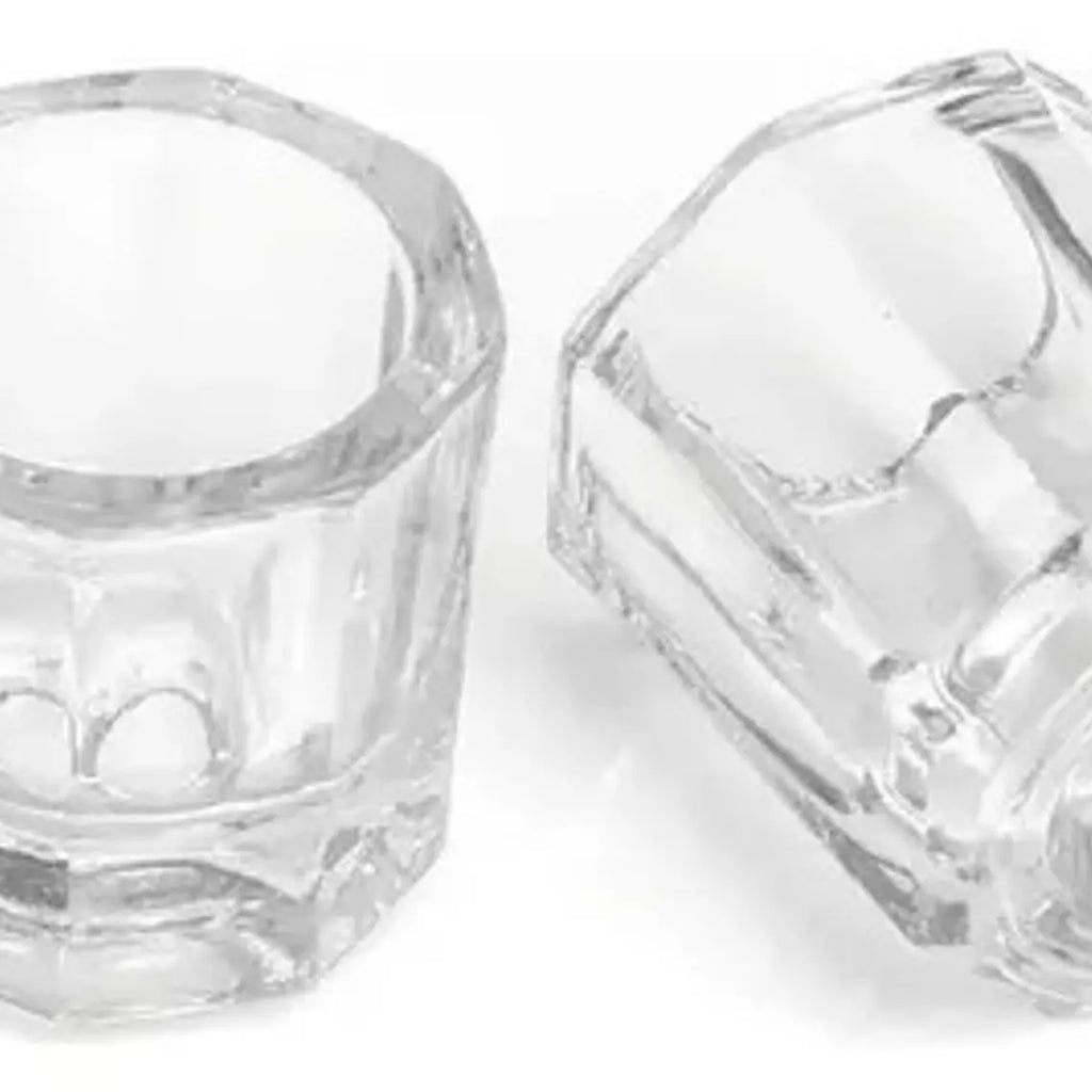 Pack De 2 Mini Vasos O Dappen De Cristal Dental / Manicure 4
