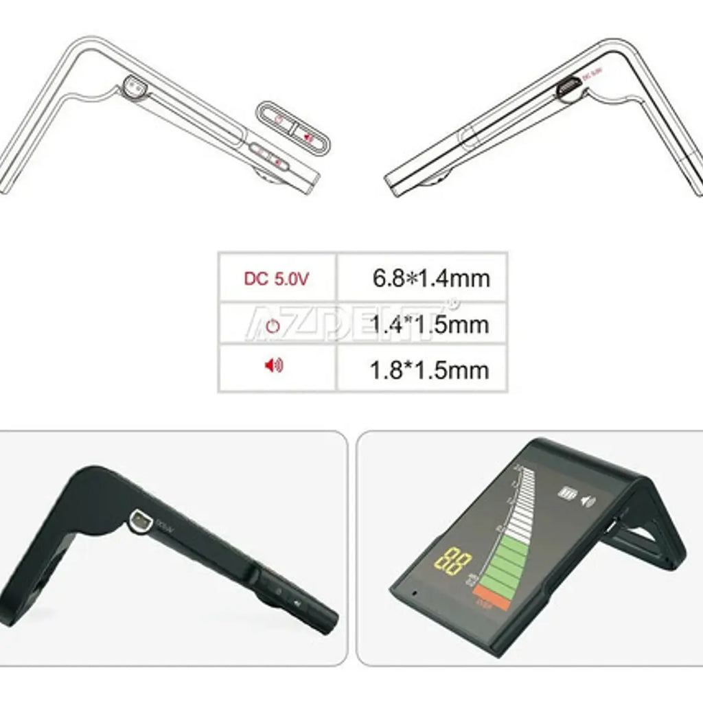 Localizador Apical Portable E Inteligente Recargable Lcd 3,2 7