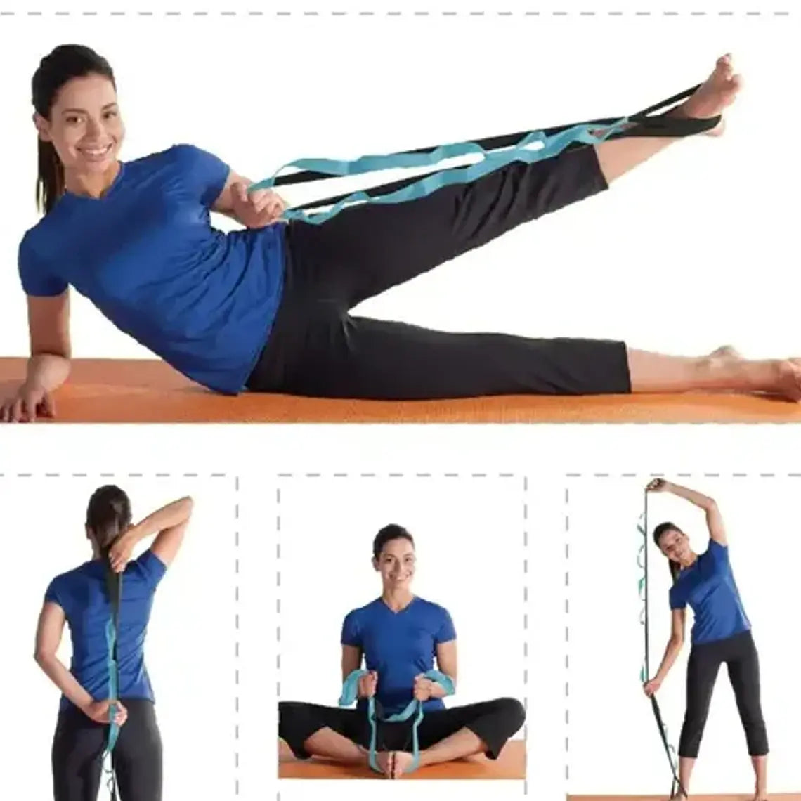Banda Elástica Resistencia Única 11 Niveles Pilates Yoga   6