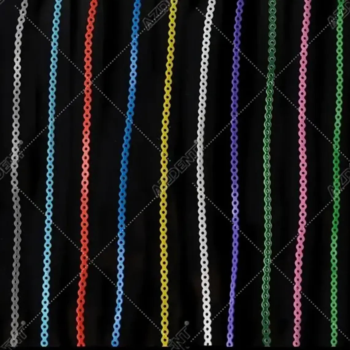 Set De Cadenetas De Poder Colores Cadena Ortodoncia Santiago 7